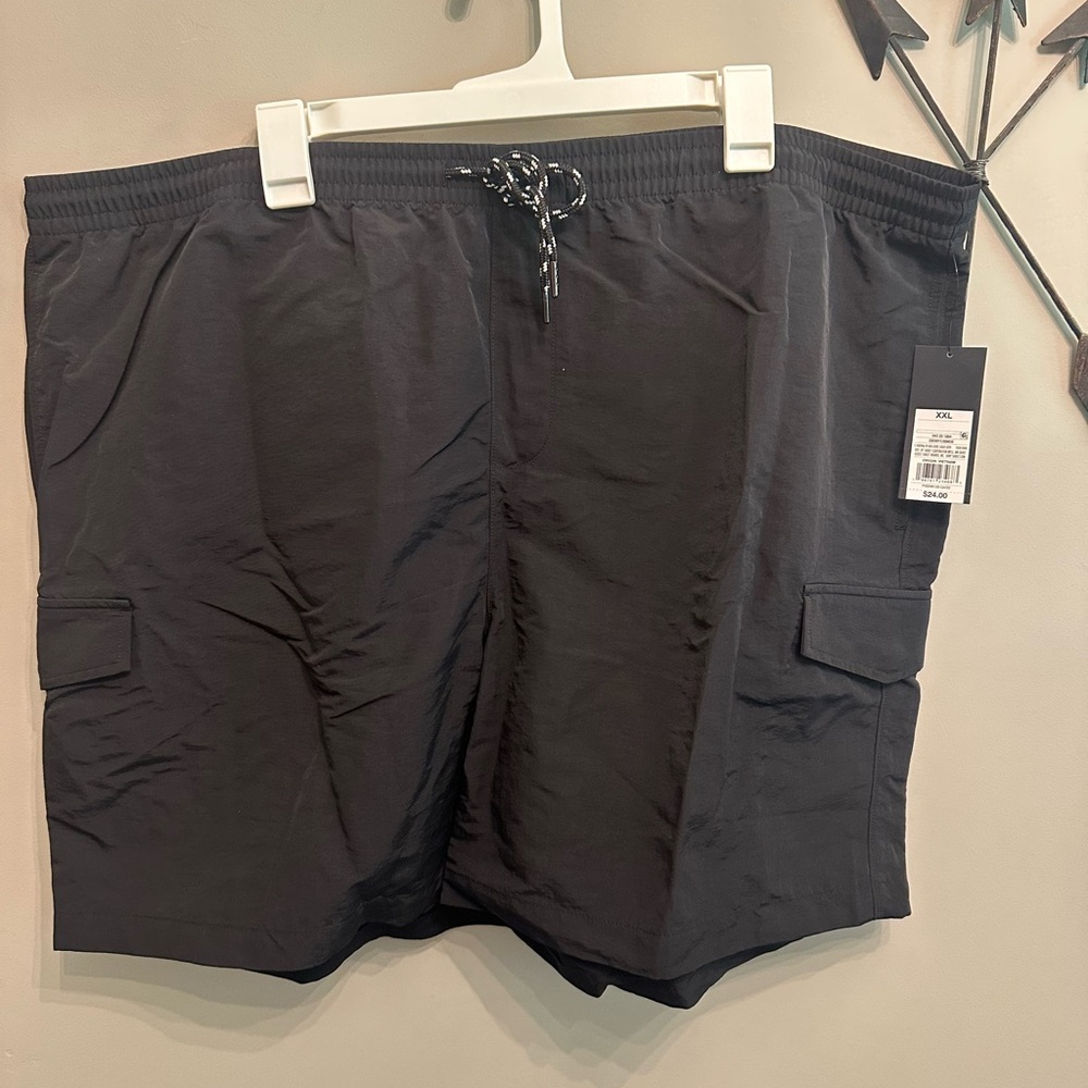 Original User Black Cargo Men Shorts